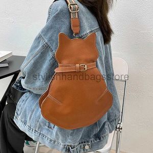 Sacs à bandoulière Vintage nouveau sac chat épaule décontracté sacs à bandoulière qualité en cuir Handag sac à main dames marque Designerstylishhandbagsstore