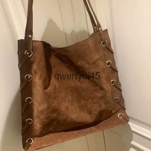 Schoudertassen Vintage Tote Bags Dames Luxe Designer Andbag En Portemonnees 2023 Nieuw In PU Materiaal Faux Suede Ig Kwaliteit Merk Sling Bag Y2Kqwertyui45