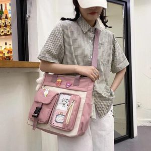 Bolsos de hombro Bolsa impermeable Bag Femenino Versión coreana Linda chica de gran capacidad Crossbody Estudiantes Single Mori