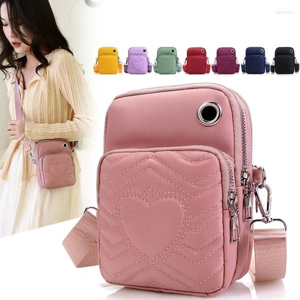 Sacs à bandoulière femme sac multifonction téléphone portable écouteur pochette sport bandoulière dames porte-monnaie sacs à main Bolsas De Mujer