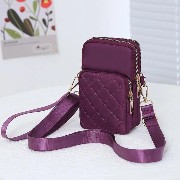 Sacs à bandoulière pour femmes, petit sac diagonal multifonction pour téléphone portable, Mini pochette d'extérieur, porte-monnaie de sport pour dames