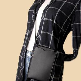 Sacs à bandoulière en cuir PU pour femmes, sac portefeuille pour téléphone portable, couleur unie, Mini support, poche fourre-tout