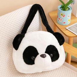 Bolsas de hombro Mujeres Crossbody Lindo Cartoon Panda Damas Partes Viajes de viajes suaves y cómodos regalo de compras para niña para niña