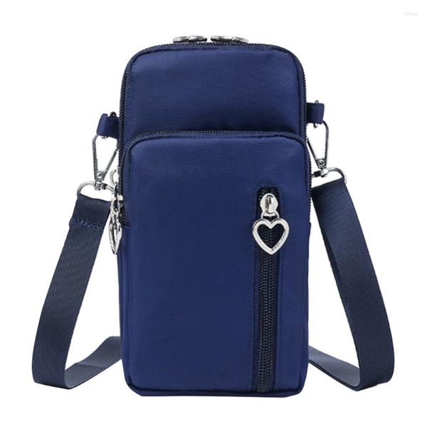 Bolsos de Hombro Mujer Diario Tela Oxford Viaje Gran Capacidad Mini Mensajero Pulsera Monedero Correa Ajustable Monedero Bolso Cruzado para teléfono