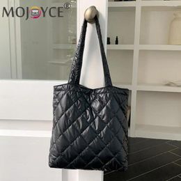 Bolsos de hombro para mujer, bolso de mano acolchado con diamantes, acolchado ligero, asa superior, versátil, informal, suave, de gran capacidad, viaje holgado