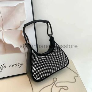 Sacs à bandouliers Femmes Sac de messager Diamond Rignestone Bling Purse Tote Fashion Clutch Feme Hands CrossbodystylishHandbagsstore