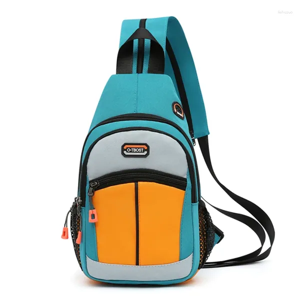 Bolsos de hombro para mujer, Mini mochila pequeña para el pecho, bandolera de moda para mujer, mochila de viaje deportiva, mochila cruzada para chica, 1 unidad