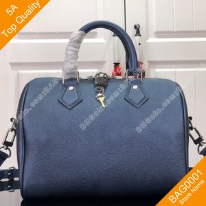 Sacs à bandoulière femmes sacs d'oreiller serrure bleue en relief bandoulière socialite en cuir véritable doux double main sacs à bandoulière fermeture à glissière avec boîte B241 m5