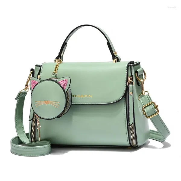 Sacs à bandouliers pour femmes 2024 Trend Western Style All-Match Handbags Classic Brand Elegant Messenger Mini Square Sac
