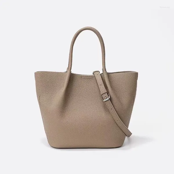 Sacs à bandoulière Sac à main en cuir véritable pour femmes, 2024, polyvalent, haut de gamme et petit groupe, sac à main Oblique Strad