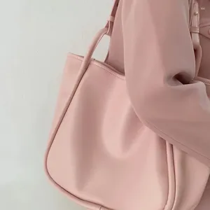 Bolsos de hombro, bolso de moda para mujer, bolso de gran capacidad para estudiantes universitarios, bolsos y bolsos de viaje simples coreanos para mujer