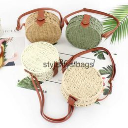 Sacs à bandoulière femmes été sac en rotin 2019 rond tissé à la main plage sac à bandoulière cercle bohême sac à main Bali boîte Dropshippingstylishyslbags