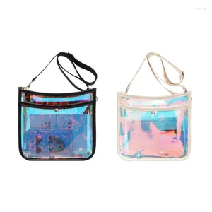 Bolsos de hombro para mujer bolso reflectante Harajuku estudiante señoras crossbody verano mensajero para fin de semana diario