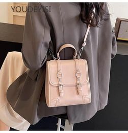 Sacs à bandouliers Youdeyisi Texture haut de gamme Sac pour femmes: sac à main Retro Commuter Backpack Fashion College Student Trend