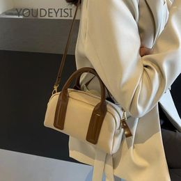 Schoudertassen YOUDEYISI Kussentas: Damestas High-end Nis Contrastkleur Draagbaar One-shoulder Messenger Mode