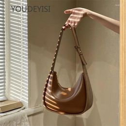 Sacs à bandoulière YOUDEYISI rétro: Niche Design Ins tendance haut de gamme sens des aisselles sac messager à une épaule pour femmes