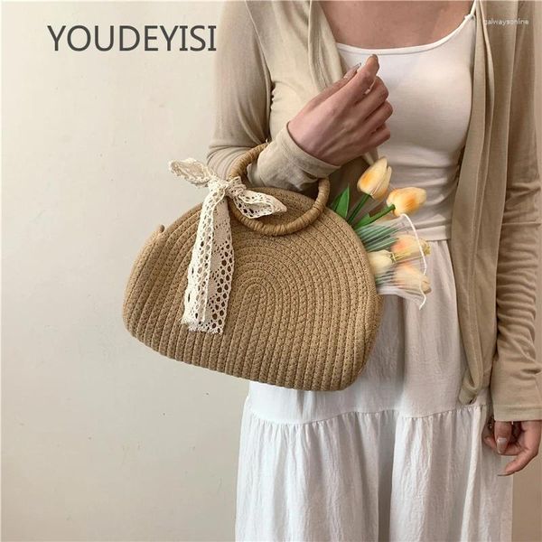 Bolsas de hombro Bolsa tejida de Yodeyisi para mujeres en el mercado francés de 2024 Summer Versátiles de verano con axila de alta calidad