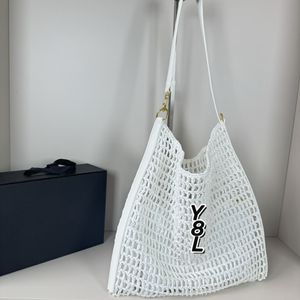 Schouder Strandtas Stro Casual Tote Mode 2024 Nieuwe Designer Geweven Zomer Boodschappentassen Hoge Kwaliteit Handtassen