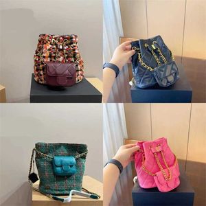 Seaux d'épaule Femmes Teave Handbag Drawstring Le cuir Luxurys sacs Hands sacs de haute qualité Sacs de créateurs portefeuille Baux Wallet avec pochette