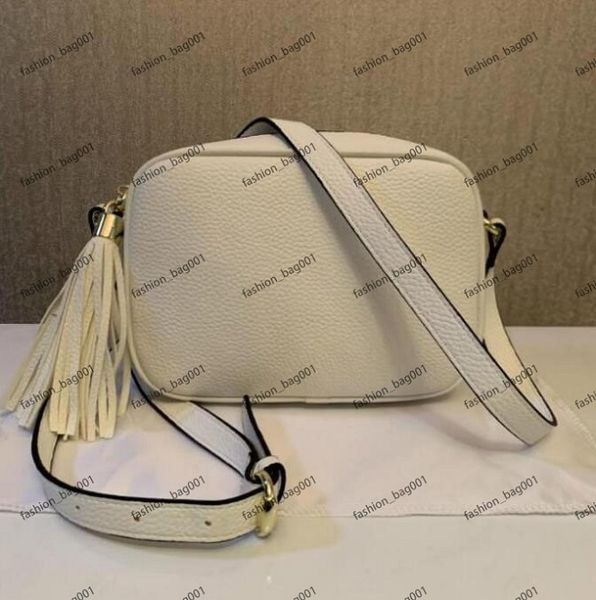 Bolsos cruzados de hombro Bolsos de mujer Bolsos de mujer de moda Cuero genuino Soho disco En relieve borla entrelazada cremallera bolsa de mensajero fiap