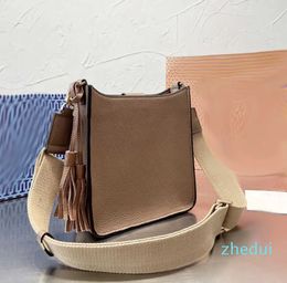 Bolsas de mensajero de hombro, bolso de cuero de diseñador de marca para mujer, carteras cruzadas simples para mujer