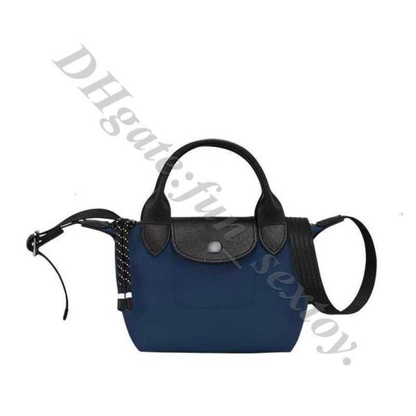 Clearance du magasin d'épaule en gros 95% 2024 hors sacs Protection de fermeture à glissière Détachable Blue Purse Handheld Dumpling Crossbodybody Sac Environmental Bagure de sangle Nylon