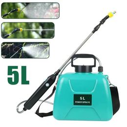 Pulvérisateur électrique de style épaule 5L Can avec pistolet pistolet de jardin automatique Plant USB Tool d'irrigation rechargeable 240429