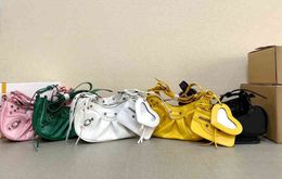 Sacs à bandoulière d'été pour femmes en cuir sac à main de mode de luxe Designer multicolore grande capacité seau bandoulière sacs à main sacs à main fourre-tout messager Vintage 220212