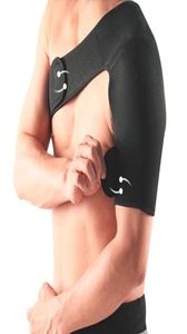 Support d'épaule orthèse de protection arrière sangle de ceinture enveloppante coussinets de bande épaule unique réglable respirant soins de sport garde protéger gauche 4772860