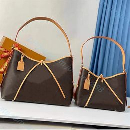 Bolso de hombro Diseñadores de estilo de moda bolsos Mensajero de cuero flor vieja Mujer marrón Bolsas de compras de alta calidad