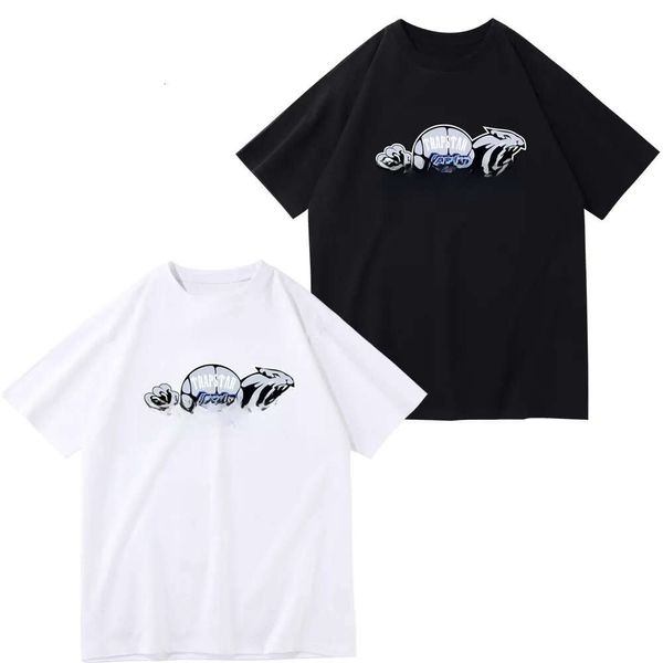 Shout 2024 Shirts à manches populaires de créateurs de marque décontractée pour hommes T-shirt mande trapstar modéré de mode de haute qualité au large de la rue blanche Rapsar