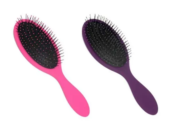 Brosse de douche peignes démêlant brosse à cheveux article de mode pour les femmes 22.5*7*3.5CM brosse à cheveux avec emballage de détail en gros