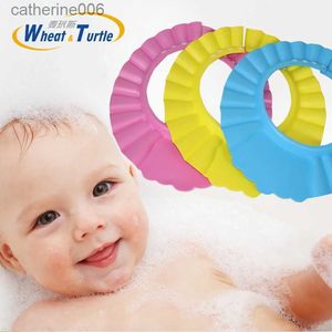 Bonnets de douche 2023 Vente chaude bébé bonnet de bain visière chapeau réglable bébé douche protéger les yeux shampooing imperméable anti-éclaboussures bouclier de lavage des cheveux pour InfL231110