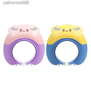 Bonnets de douche Bonnet de shampoing pour bébé, visière de bain pour enfants, bouclier de lavage des cheveux réglable, chapeau de douche pour enfants, garde de lavage des cheveux L231110