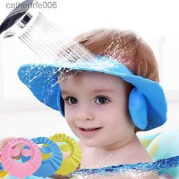 Duschhauben Baby-Shampoo-Kappe, sicher, verstellbar, wasserdicht, Shampoo-Kappe, Baby-Shampoo-Kappe, Ohrschutz, Duschhaube, Kinder- und Kinder-Shampoo-Hut, L231110