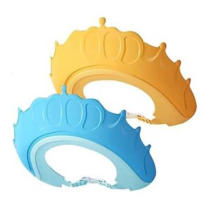 Bonnets de douche Bonnet de douche pour bébé Chapeau de lavage de cheveux | Paquet de 2 chapeaux de bain en silicone réglables et imperméables pour la protection des yeux et des oreilles 231006