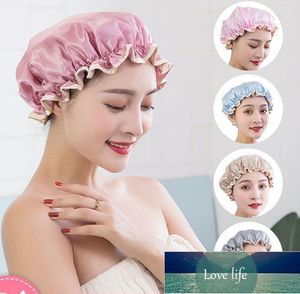 Douche Caps Mode Vrouwen Hoed Spa Haar Salon El Bading Elastische Cap Badkamer Producten Bad 5 Kleuren Fabriek Prijs Design Kwaliteit Nieuwste Stijl Originele Status