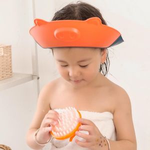 Chapeau de douche Chapeau pour enfants Baby Cap Toilettes Réglable Shampooing Shield Tête de bain Tête de bain Toilette Salle de bain