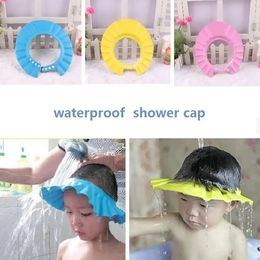 Bonnets de douche Shampoing sûr bébé bonnet de douche bain bain protéger chapeau doux chapeau pour bébé enfants enfants Gorro de ducha Tonsee ss1827 231024