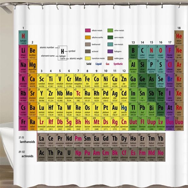 Rideau de douche imprimé rideaux occultants carte du monde colorée imperméable rideaux de douche impression numérique 3D rideaux de salle de bain avec anneaux