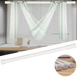 Cortinas de ducha 1pc Multi Propósito Resorte Cargado Extensible Net Voile Tensión Cortina Rail Pole Rods