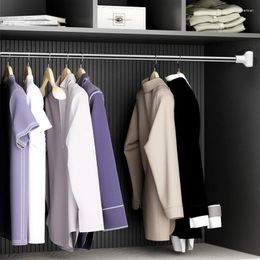 Douchegordijnen 38-160 cm gordijnroede roestvrijstalen deur verstelbare garderobe balk kleding hangen geen boren