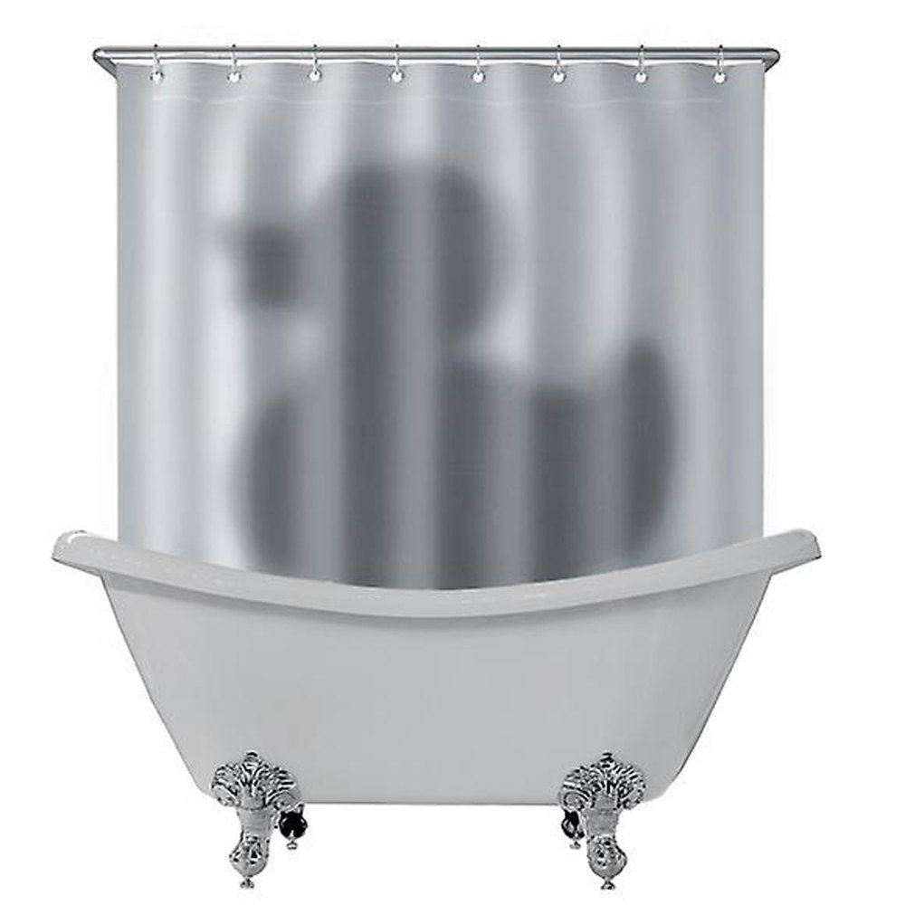 Rideaux de douche 3D rideau de douche en polyester imperméable Modèle d'ombre de canard avec 12 crochets en plastique rideau de salle de bain 200 x 180cm 221008
