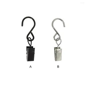 Douchegordijnen 50x gordijnhaken decoratieve hangers clip ringen klemmen handig