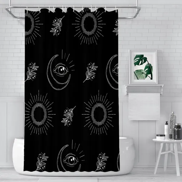 Cortinas de ducha Astrología Baño Zodiaco Estrella impermeable Cortina diseñada para el hogar Accesorios de decoración del hogar