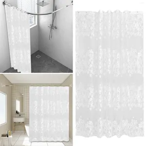Rideaux de douche tapis de bain et rideau tissu ou polyester tissu doux de qualité el qualité machine lavable blanc