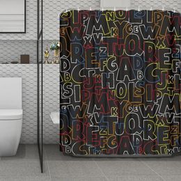 Douchegordijnen badkamer accessoires aangepast disciplinair patroon gordijn polyester waterdichte rideau de douche