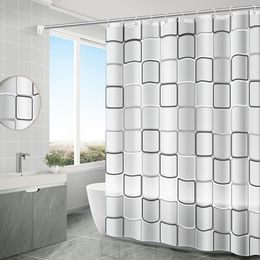 Rideaux de douche salle de bain rideau de douche 3D crochet étanche anti-moisissure PEVA rideaux rideau de bain maison environnement toilette porte rideau 230504