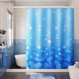 Rideaux de douche Rideau de douche à bulles rideaux de bain imperméables pour salle de bain baignoire couverture de bain grand Large Rido Douch R230829