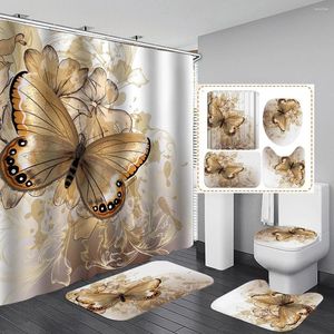 Rideaux de douche rideaux de bain papillon